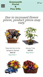Mobile Screenshot of greensmithflorist.com